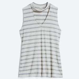 Stitch Fix ribbed choker sleeveless top